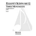 Lauren Keiser Music Publishing 3 Movements for Brass Quintet LKM Music Series by Elliott Schwartz Standard
