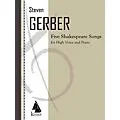 Lauren Keiser Music Publishing Five Shakespeare Songs for Soprano and Piano LKM Music Series Composed by Steven Gerber Standard