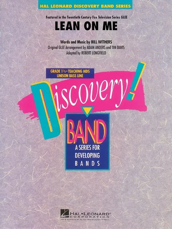 Lean On Me Discovery Concert Band 1.5 (Music Score/Parts)