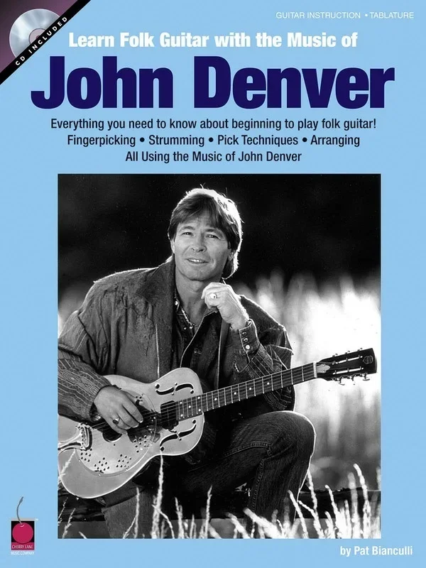 Learn Folk Guitar With John Denver Book/CD (Softcover Book/CD)