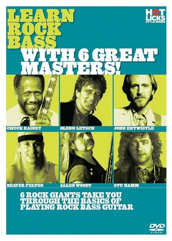 Learn Rock Bass With 6 Great Masters DVD (DVD Only)