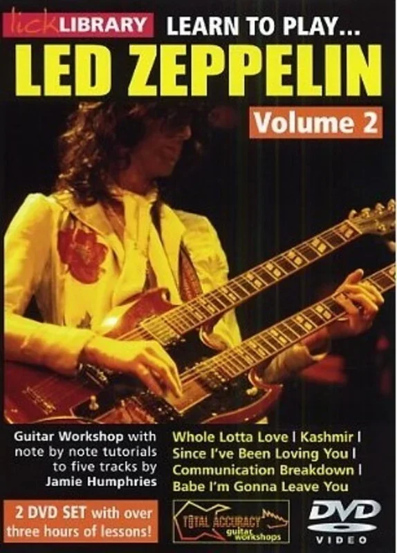 Learn To Play Led Zeppelin Vol2 2Dvds