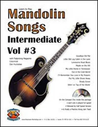 Learn to Play Mandolin Songs – Intermediate / Advanced, Vol. #3