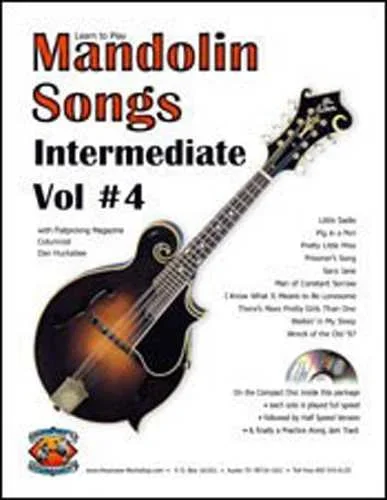Learn to Play Mandolin Songs – Intermediate / Advanced, Vol. #4