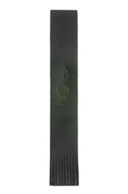 Leather Bookmark G Clef Black
