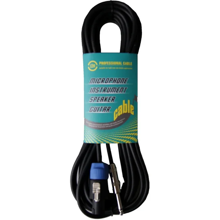 Leem 30ft Speaker Cable (Speakon Female – 1/4″ Straight TS)