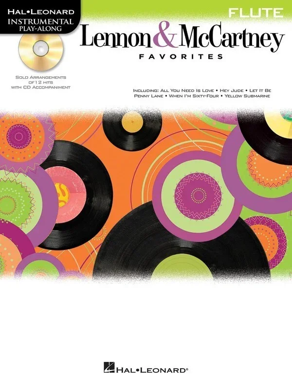 Lennon and Mccartney Favorites Flute Book/CD (Softcover Book/CD)