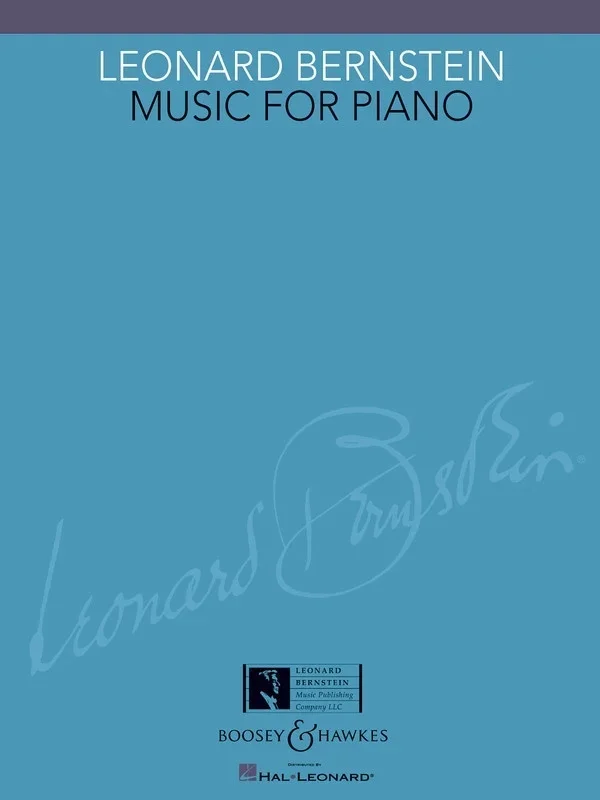 Leonard Bernstein Music For Piano (Softcover Book)