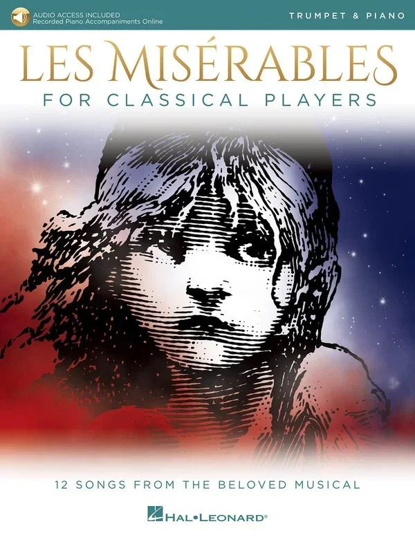 Les Miserables For Classical Players Trumpet/Piano Book/Online Audio