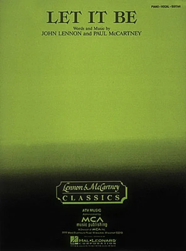 Let It Be S/S PVG (Sheet Music)