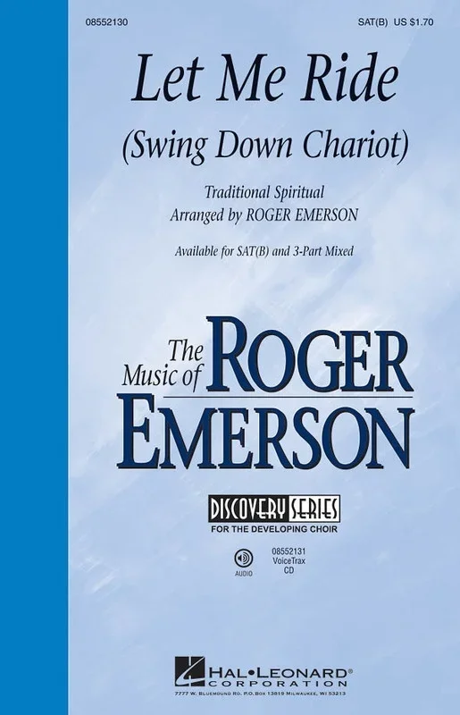 Let Me Ride Swing Down Charoit VChoirTrax (CD Only)