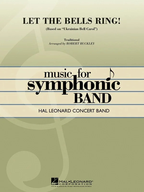 Let The Bells Ring! Concert Band 4 Score/Parts