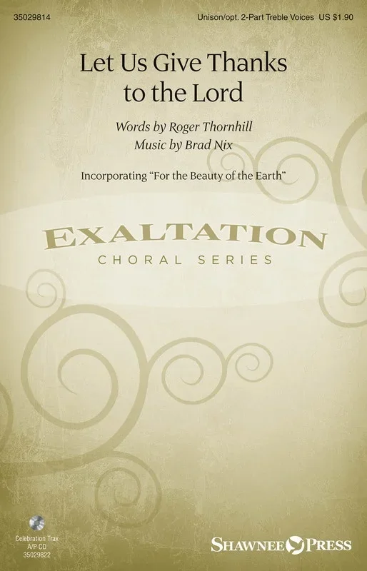 Let Us Give Thanks To The Lord Unison/Opt Descant (Octavo)