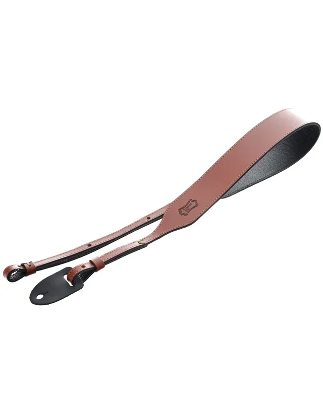 Levy 2″ Carving Leather Banjo Strap