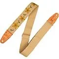 Levy’s 2″ Flowering Vine Hemp Series Guitar Strap Yellow Flower