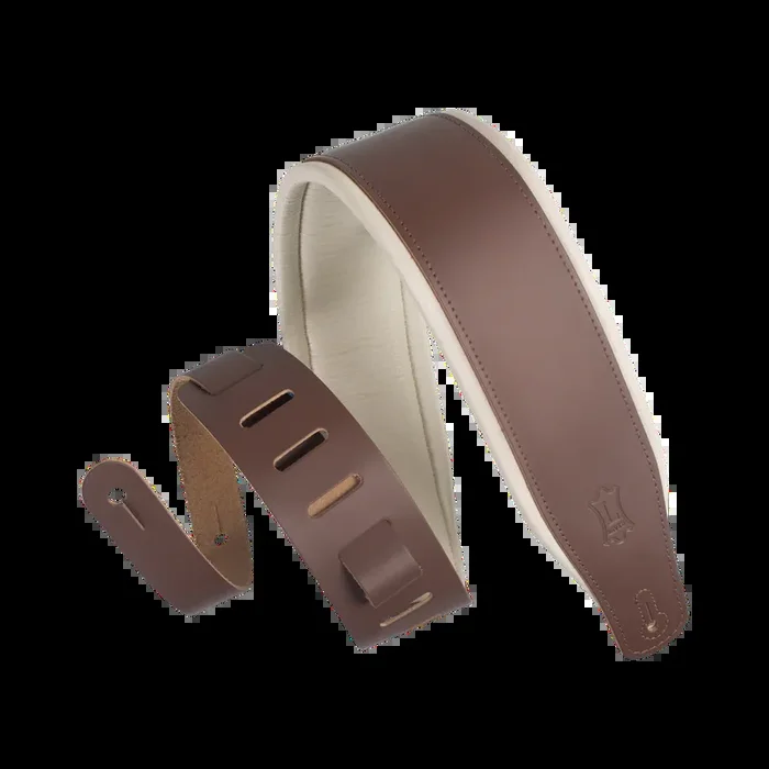 Levy’s M26PD-BRN_CRM Amped Leather Series Strap – Brown