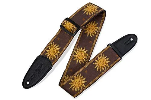 Levy’s MPJG-SUN-BRN Sun Motif Series Strap – Brown