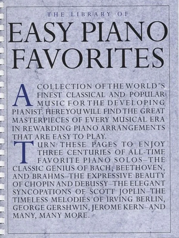 Library Of Easy Piano Favourites (Softcover Book)