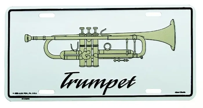 Licence Plate Trumpet