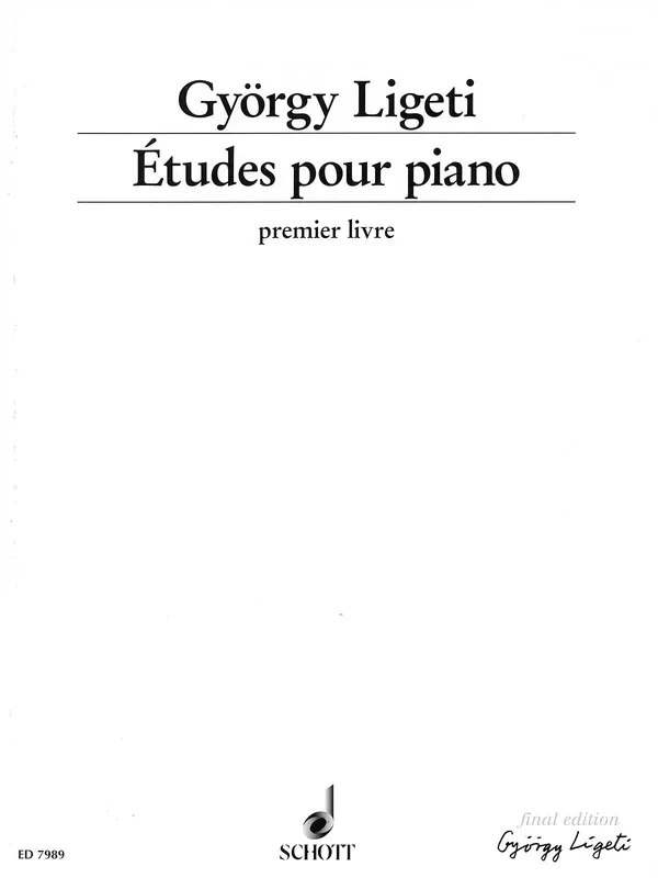 Ligeti: Études for Piano – Volume 1