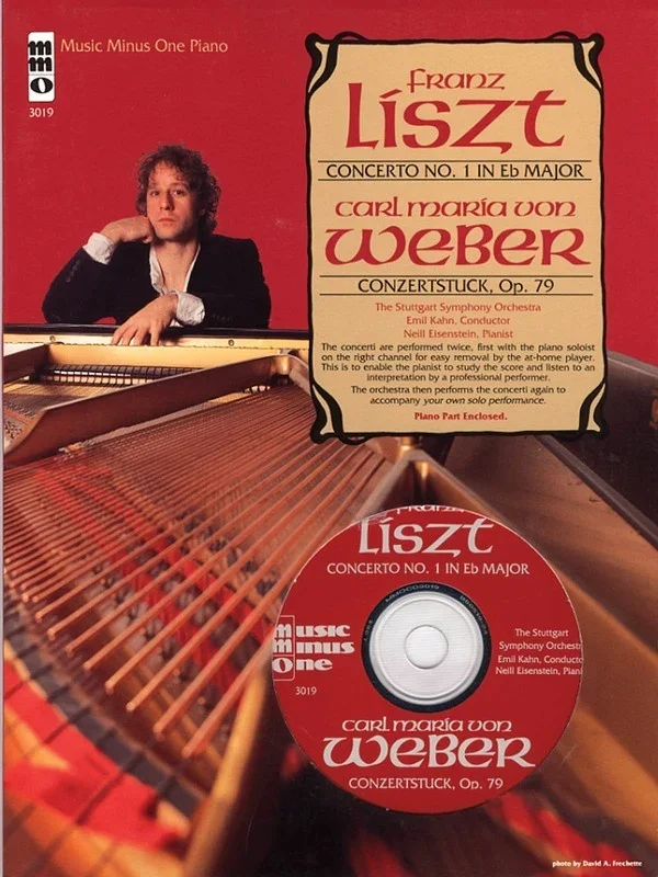 Listz – Concerto No 1 and Weber – Konzertstuck Op 79 Book/CD (Softcover Book/CD)