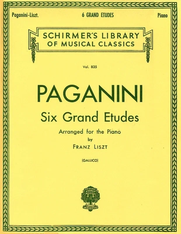 Liszt 6 Grand Etudes Lib.835 Piano