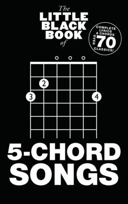 Little Black Book Of 5 Chord Songs (Softcover Book)