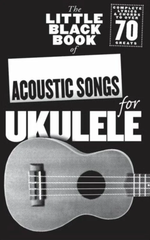 Little Black Book Of Acoustic Songs For Ukulele (Softcover Book)