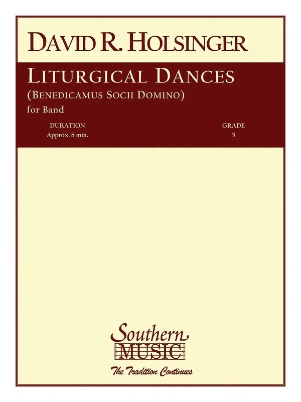 Liturgical Dances Concert Band 5 Score/Parts (Pod)