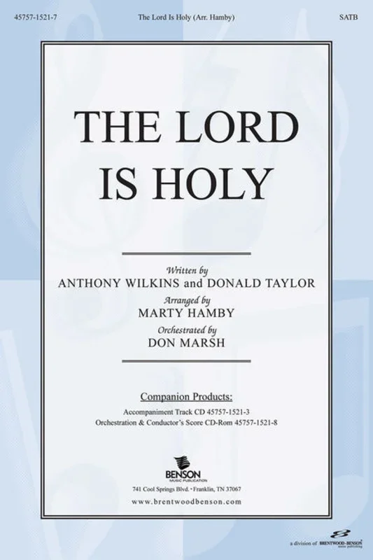 Lord Is Holy SATB