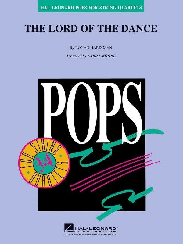 Lord Of The Dance Pop for String Quartets 3-4 (Music Score/Parts)