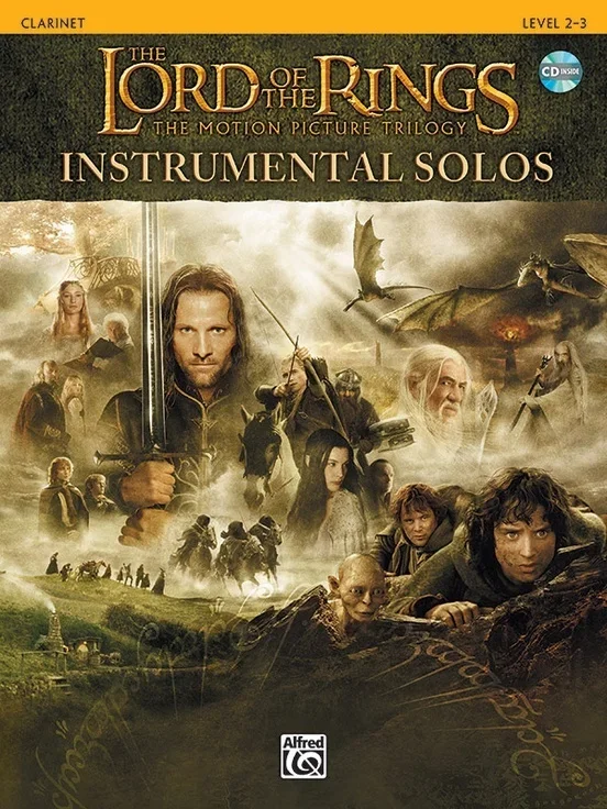 Lord Of The Rings Inst Solos Clarinet Book/CD
