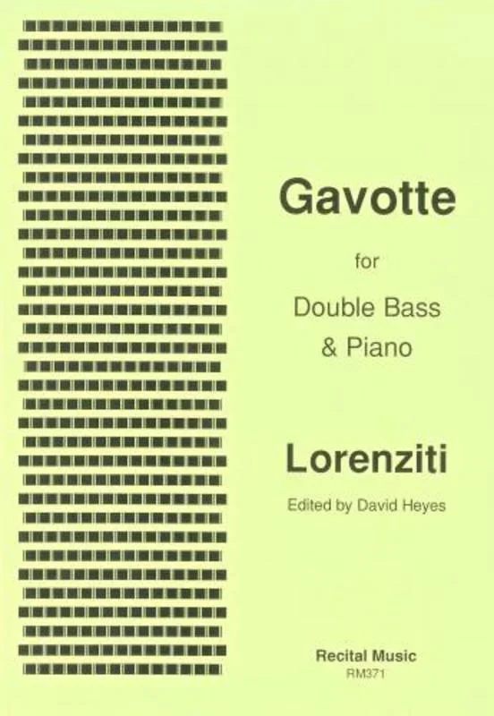 Lorenziti – Gavotte Double Bass/Piano (Softcover Book)