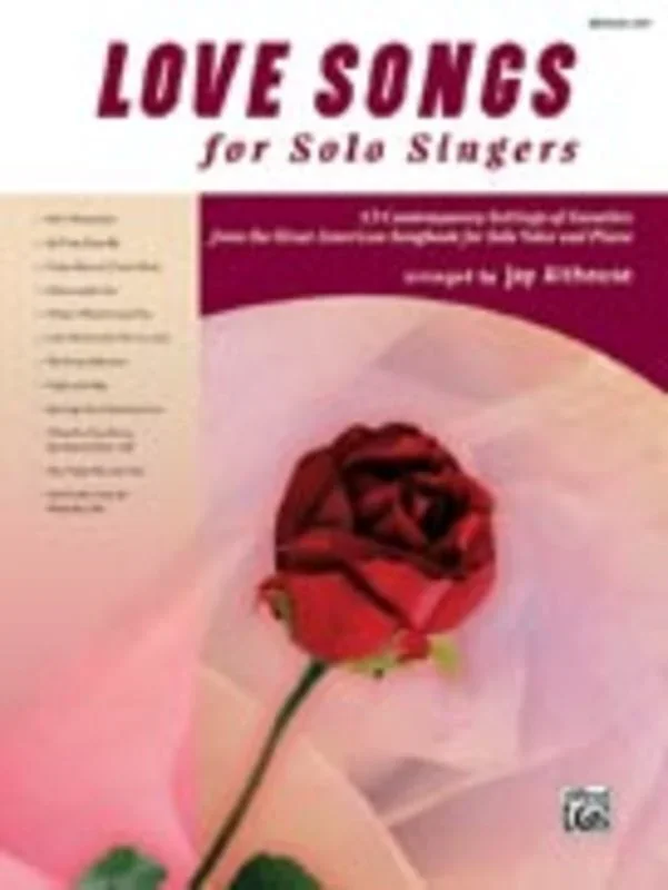 Love Songs For Solo Singers Voc/Piano Medium Low Book