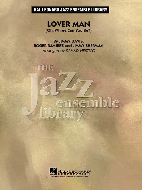 Lover Man (Alto Sax Feature) Jel4 (Music Score/Parts)