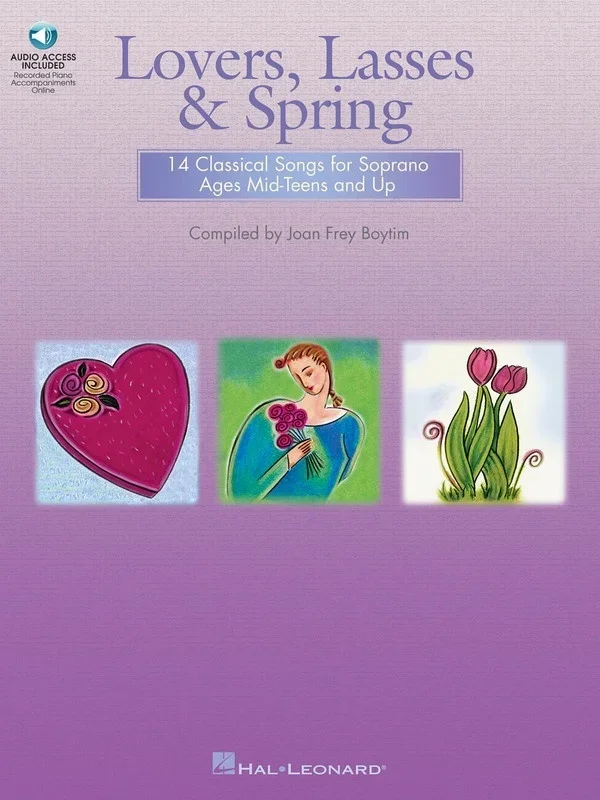 Lovers Lasses And Spring Book/Online Audio Soprano (Softcover Book/Online Audio)