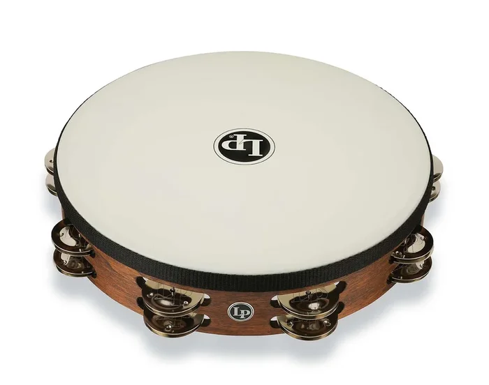 LP 10″ Worship Tambourine with Perfect-Pitch Synthetic Head