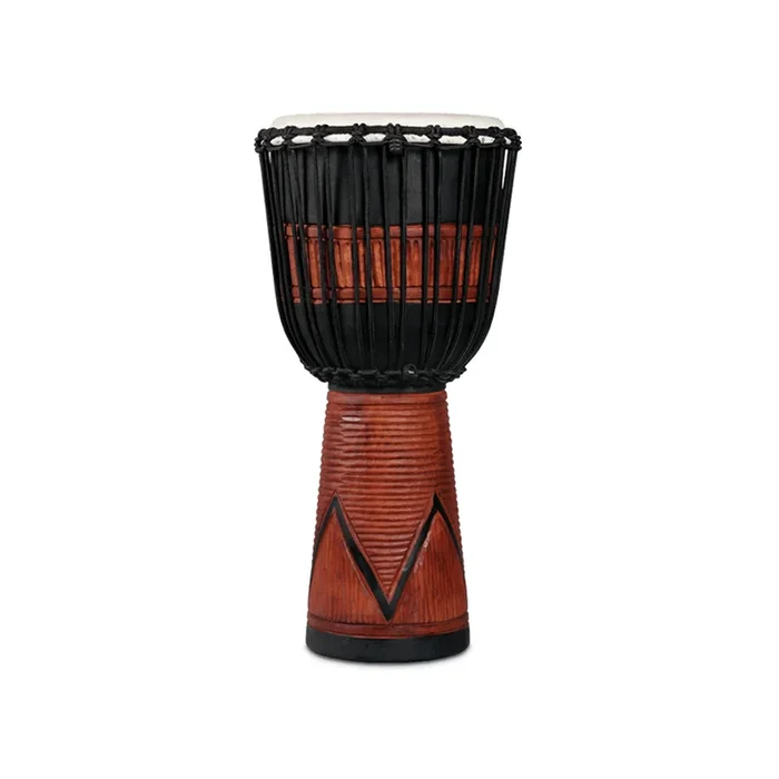 LP Lp World Beat Wood Art Large Djembe Black