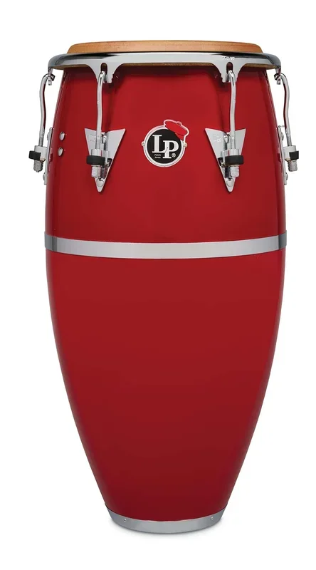 LP Patato 11.75″ Conga Fiberglass Red Chrome *SPO*