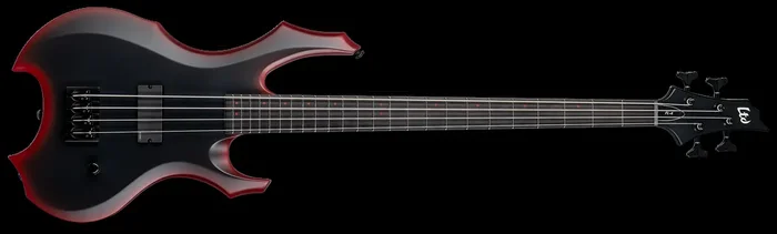 LTD SIGNATURE SERIES FL-4 Black Red Burst Satin 4-String Electric Bass Guitar