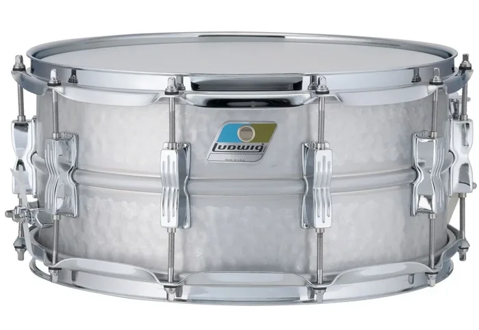 Ludwig Acrolite Hammered 6.5 X 14 Snare Drum
