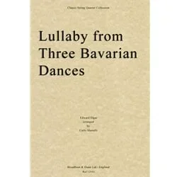 Lullaby from Three Bavarian Dances – String Quartet (Score)