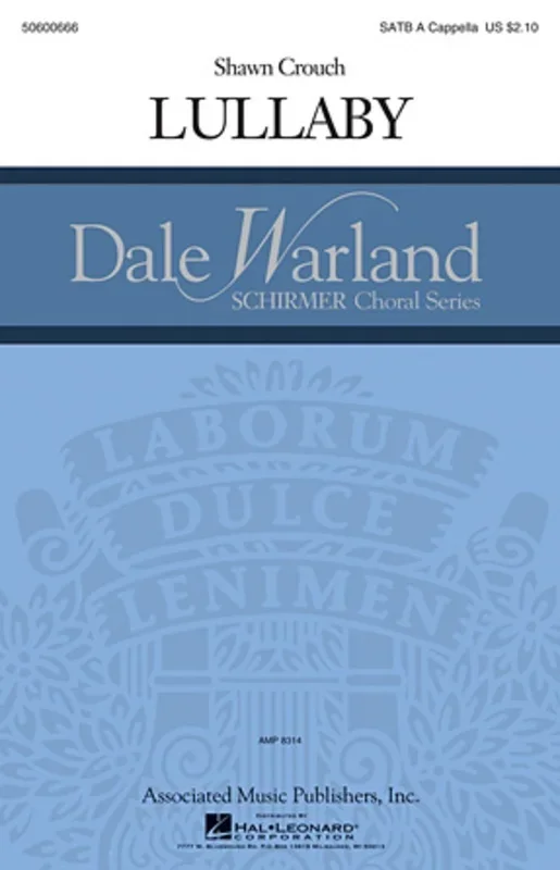Lullaby SATB A Cappella
