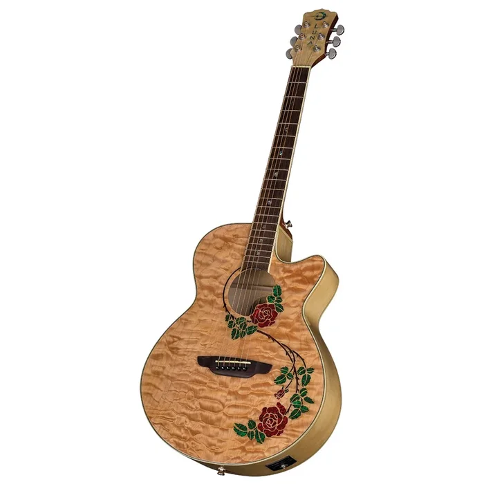Luna FLORSE Flora Rose Folk C/E Natural Abalone Rose