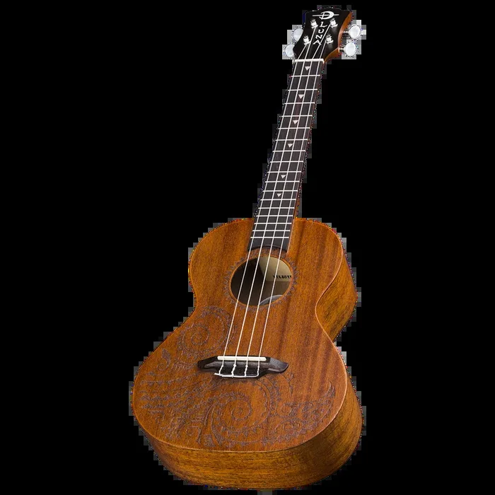 Luna UKETTNMAH Ukulele Tattoo Tenor w/Gig Bag