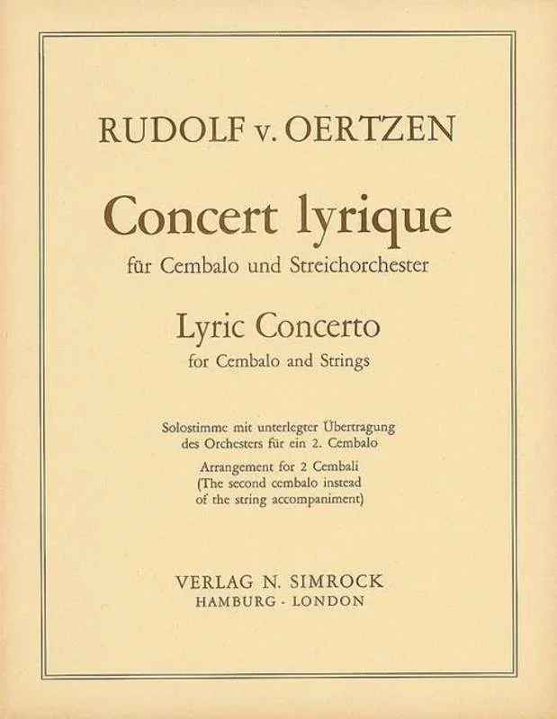 Lyric Concerto-Cembalo