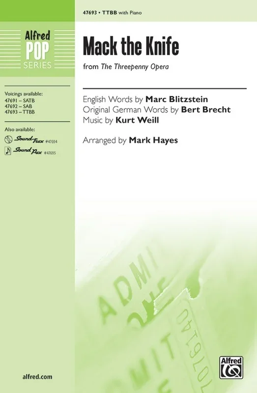 Mack The Knife TTBB