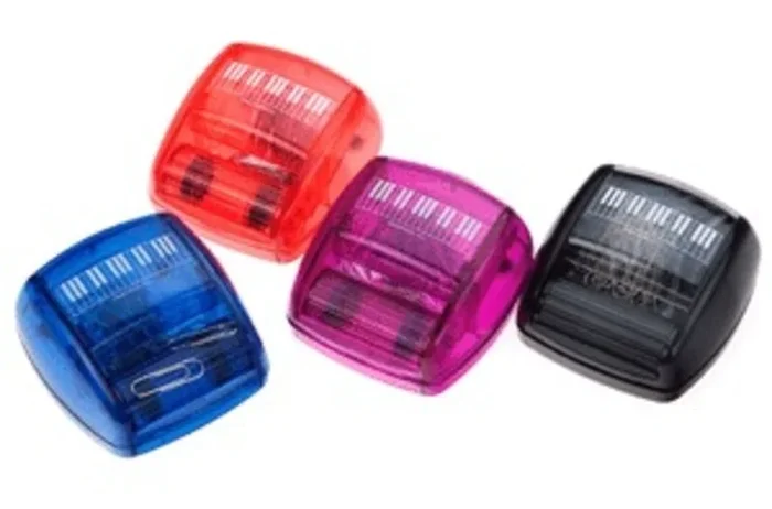 Magnetic Paper Clip Dispenser Keyboard Red