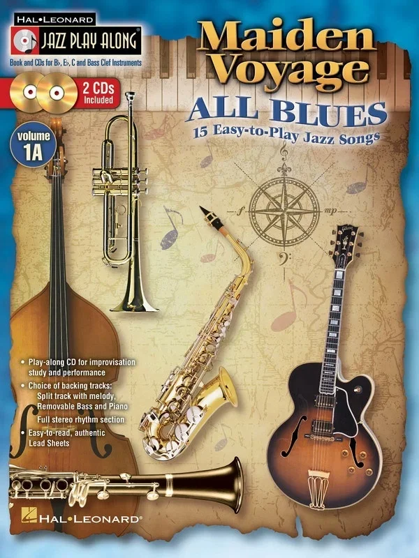 Maiden Voyage All Blues Jazz Play Along V1A Book/2 (Softcover Book/CD)
