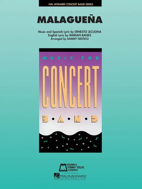 Malaguena Concert Band Arr Nestico (Music Score/Parts)